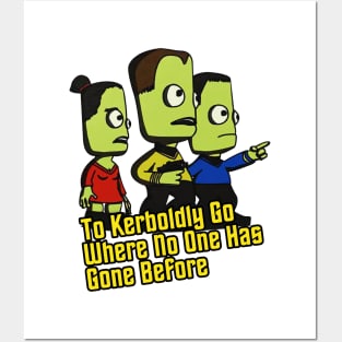 Kerbal Space Program To Kerboldly Go Posters and Art